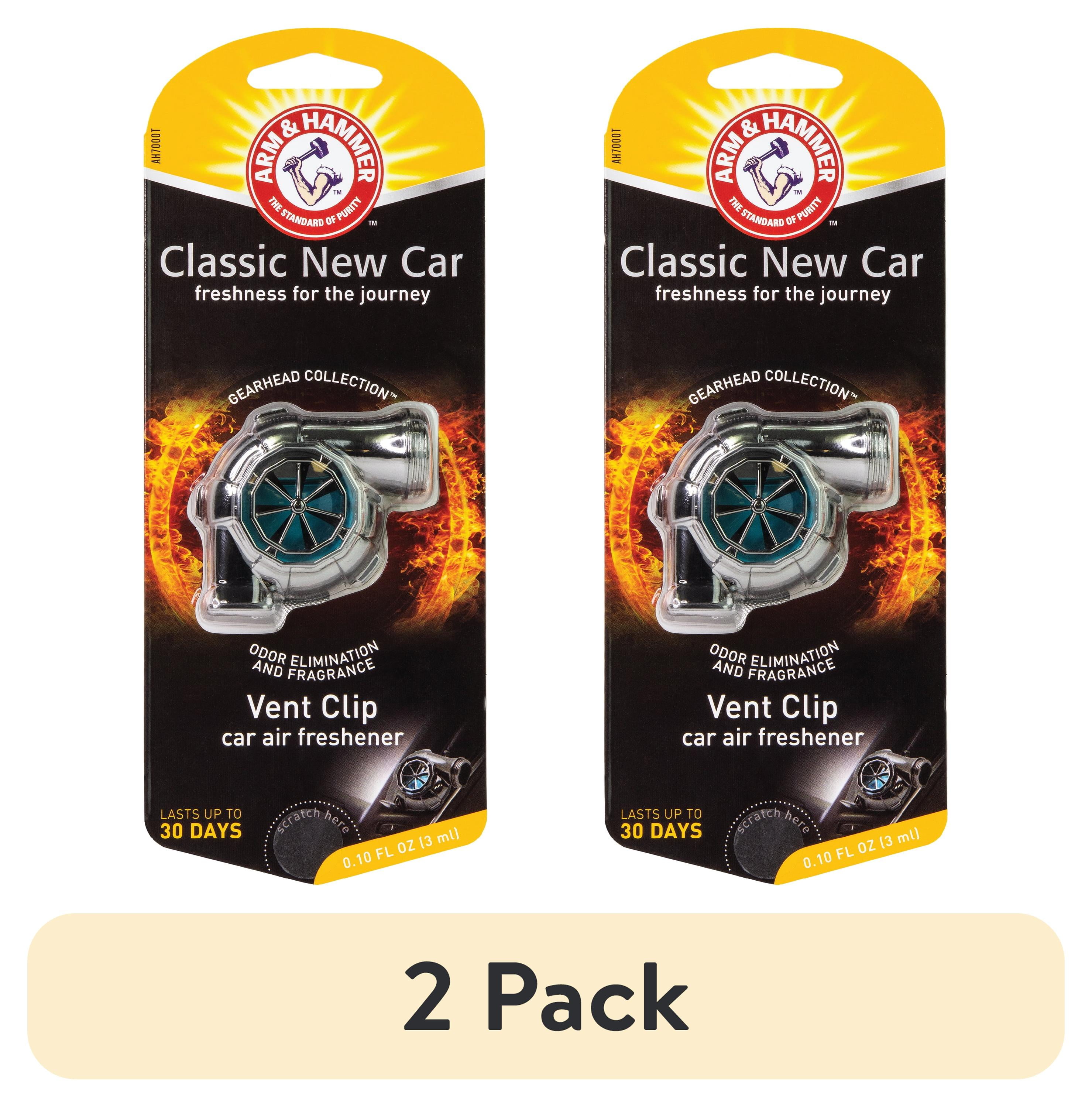 (2 pack) Arm & Hammer Gearhead Supercharger Vent Clip Air Freshener ...