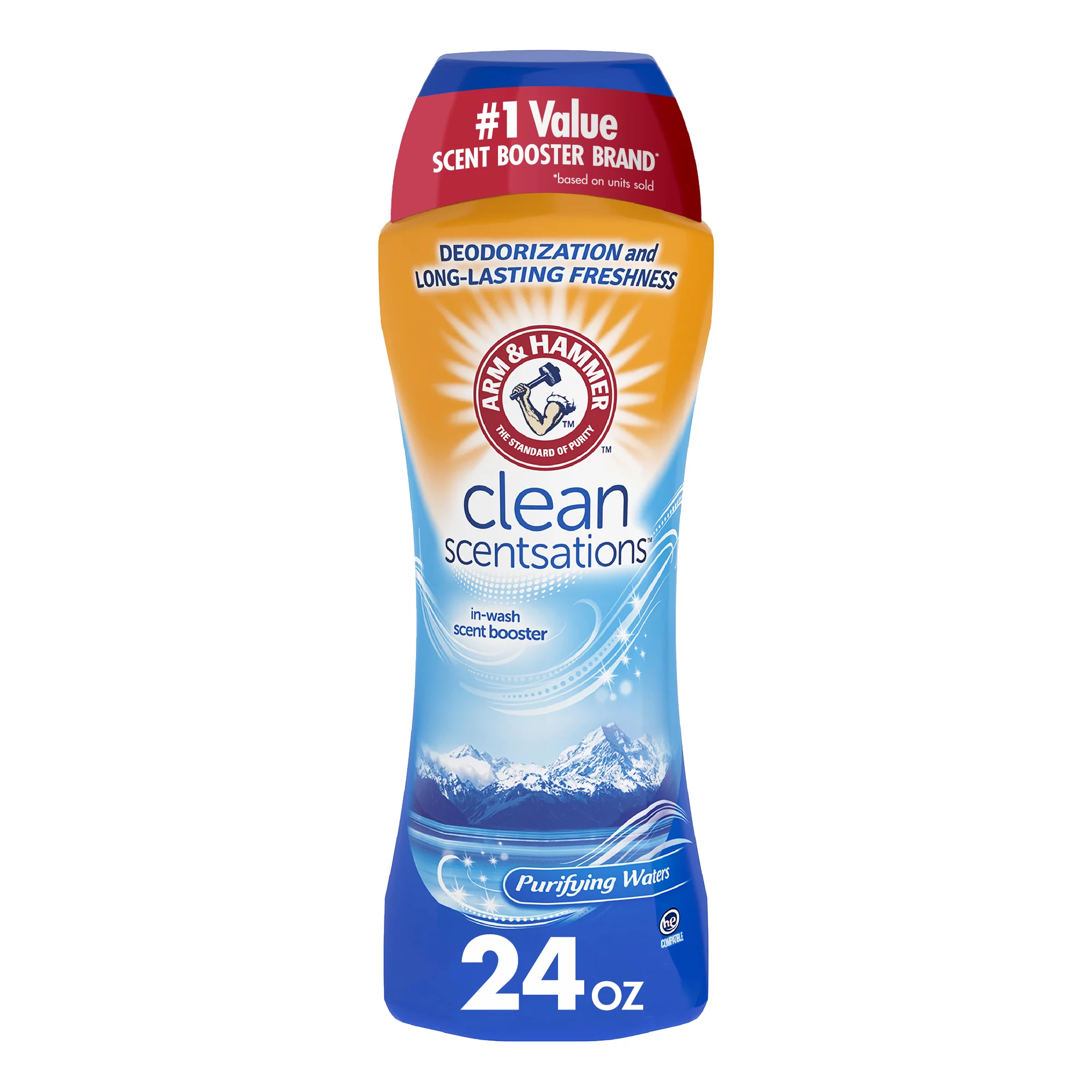 Arm & Hammer InWash Scent Booster, Purifying Waters, 24 oz