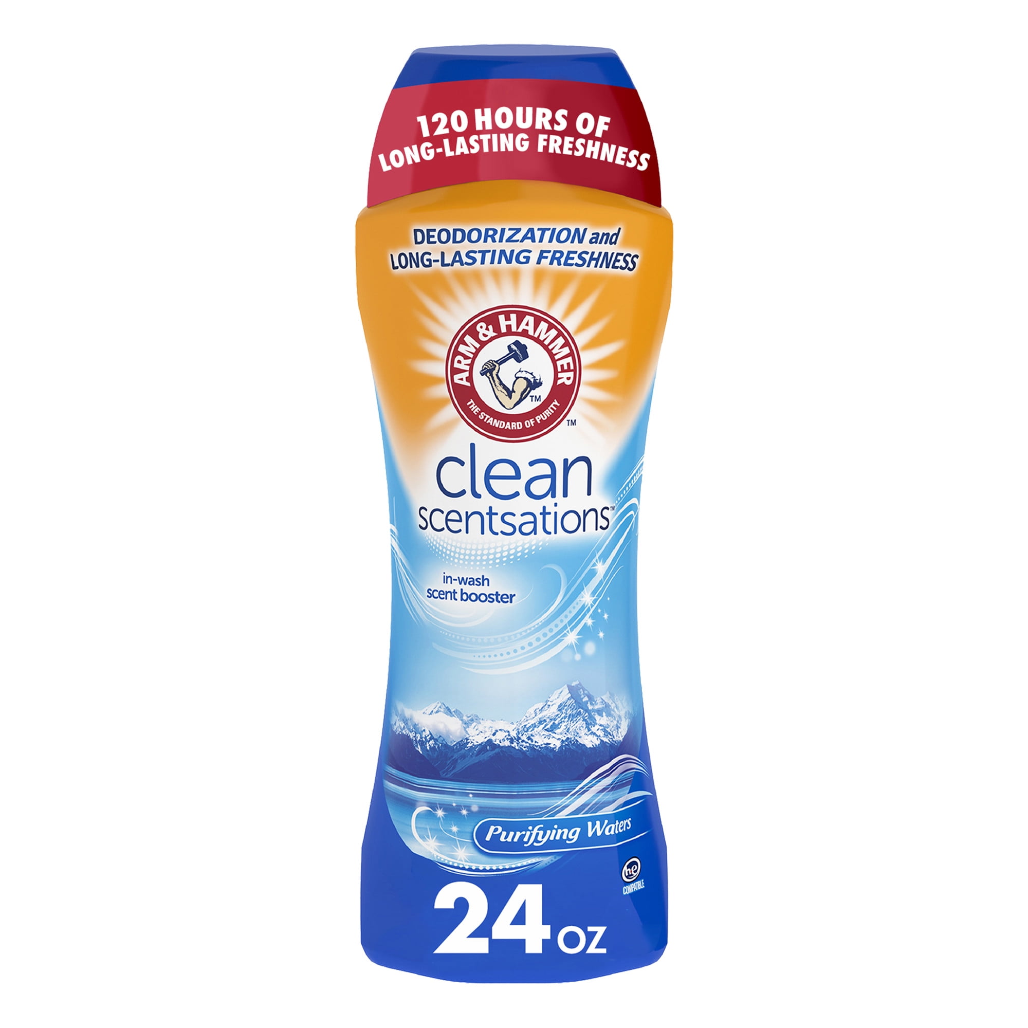 Arm & Hammer InWash Scent Booster, Purifying Waters, 24 oz itFRESH