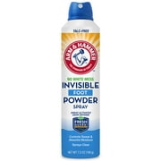 Arm Hammer Invisible Foot Powder Spray for Odor Control, 7 oz