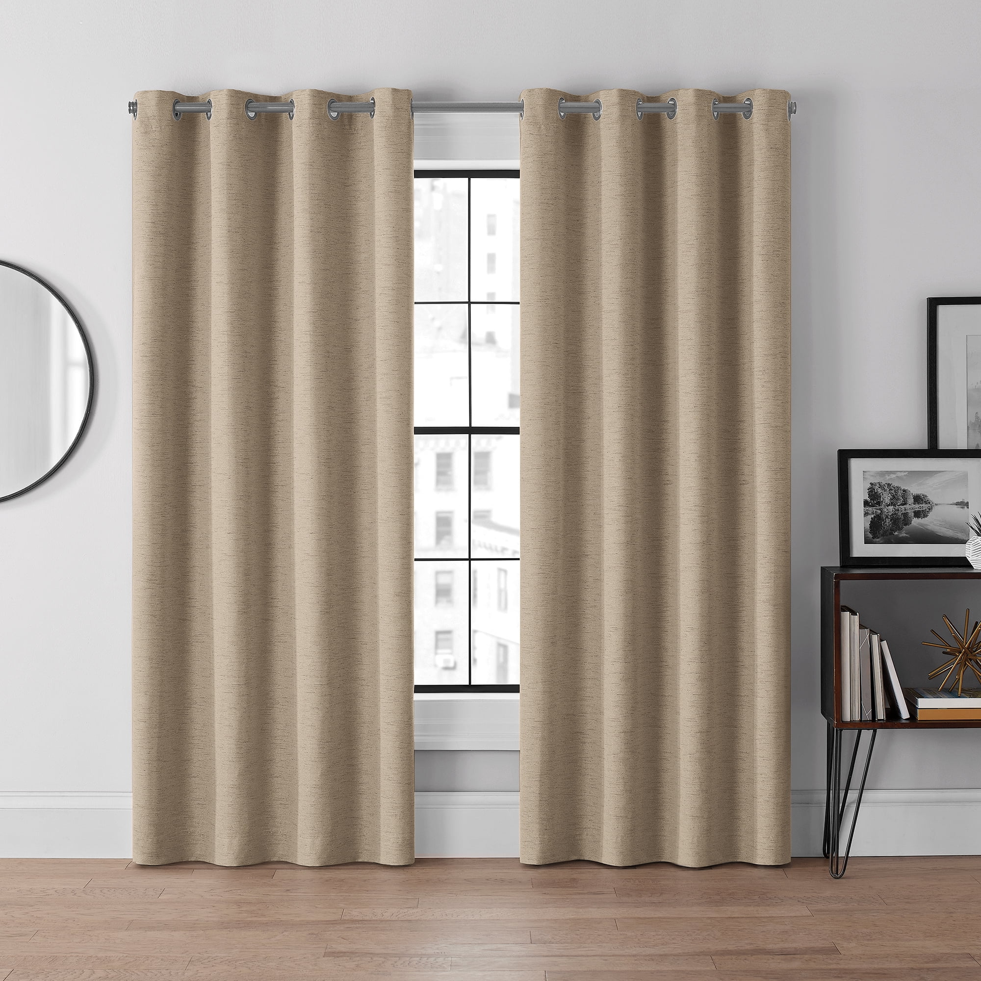 Arm & Hammer Lawson Odor-Neutralizing Blackout 50 x 95 Curtain Panel in Linen