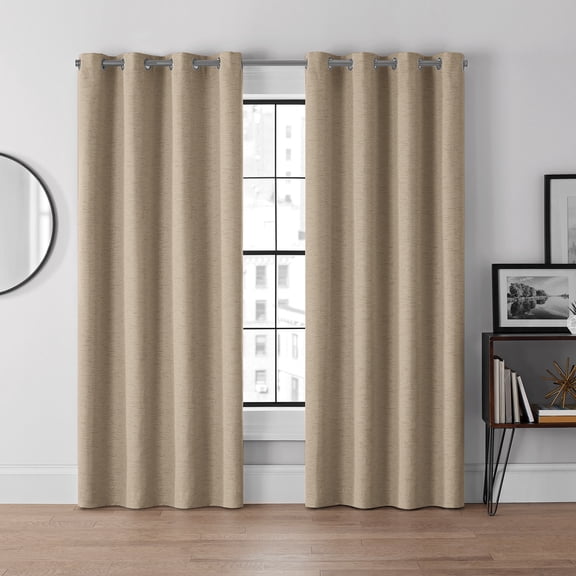 Arm & Hammer Lawson Odor-Neutralizing Blackout 50 x 95 Curtain Panel in Linen
