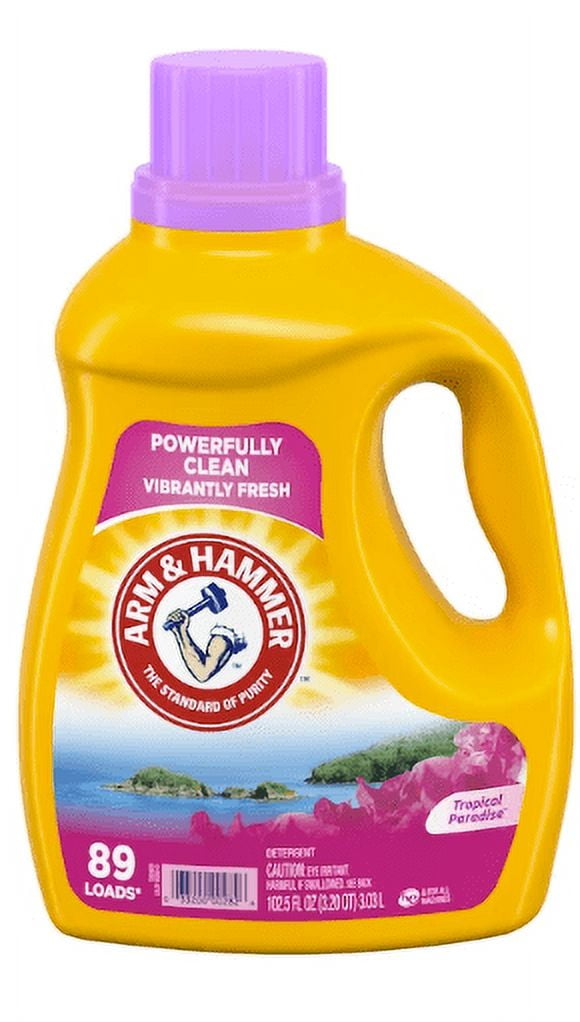 Arm & Hammer Liquid Laundry Detergent 102.5-fl oz Tropical Paradise HE Laundry Detergent