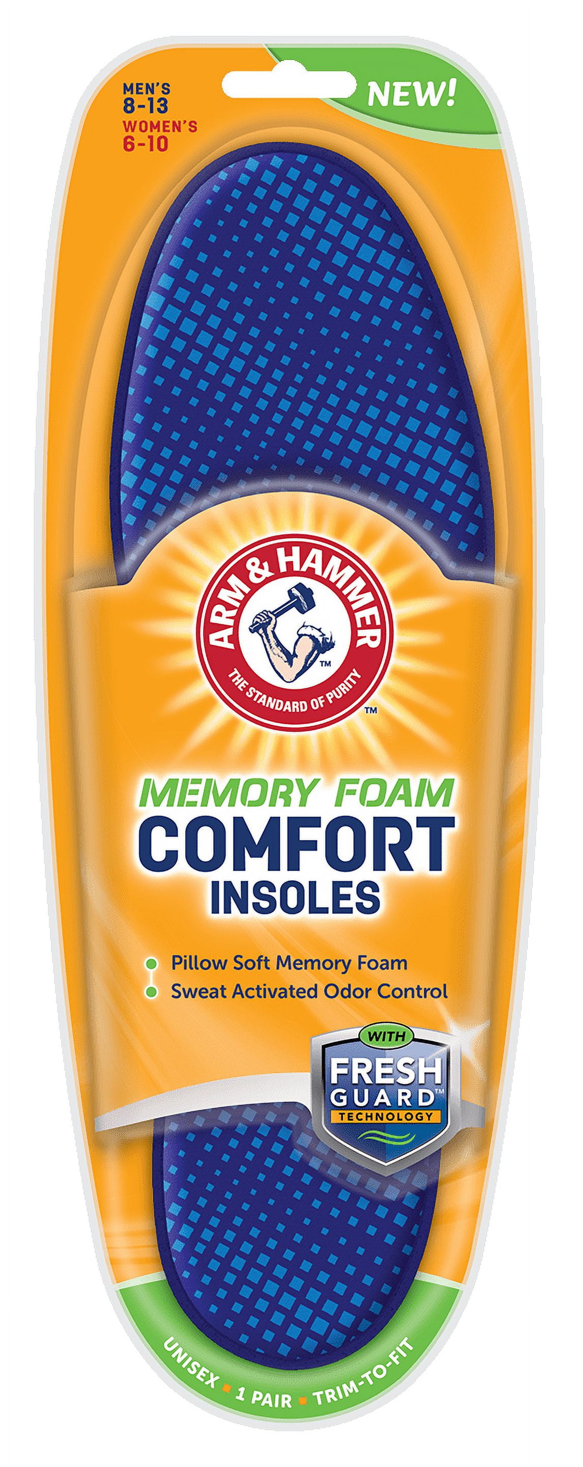 Arm & Hammer Memory Foam Comfort Insoles