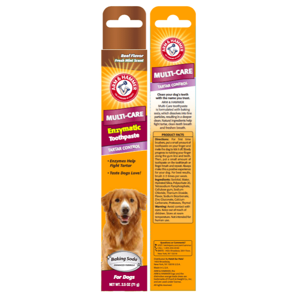Arm & Hammer MultiCare Tartar Control Enzymatic Dog Toothpaste in Beef