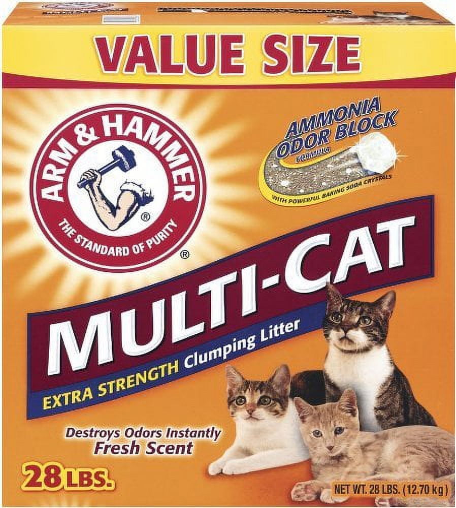 Arm & Hammer MultiCat Strength Clumping Cat Litter, Fresh Scent