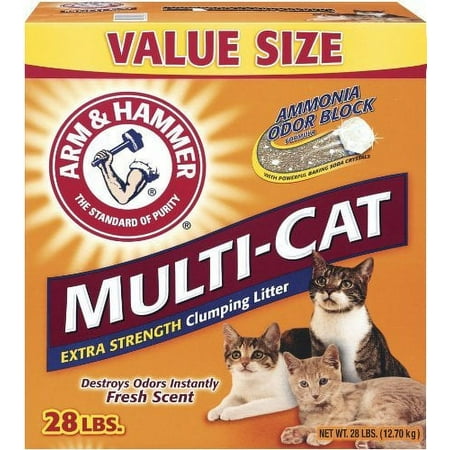 Arm & Hammer Multi-Cat Strength Clumping Cat Litter, Fresh Scent