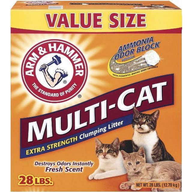 Arm & Hammer MultiCat Strength Clumping Cat Litter, Fresh Scent