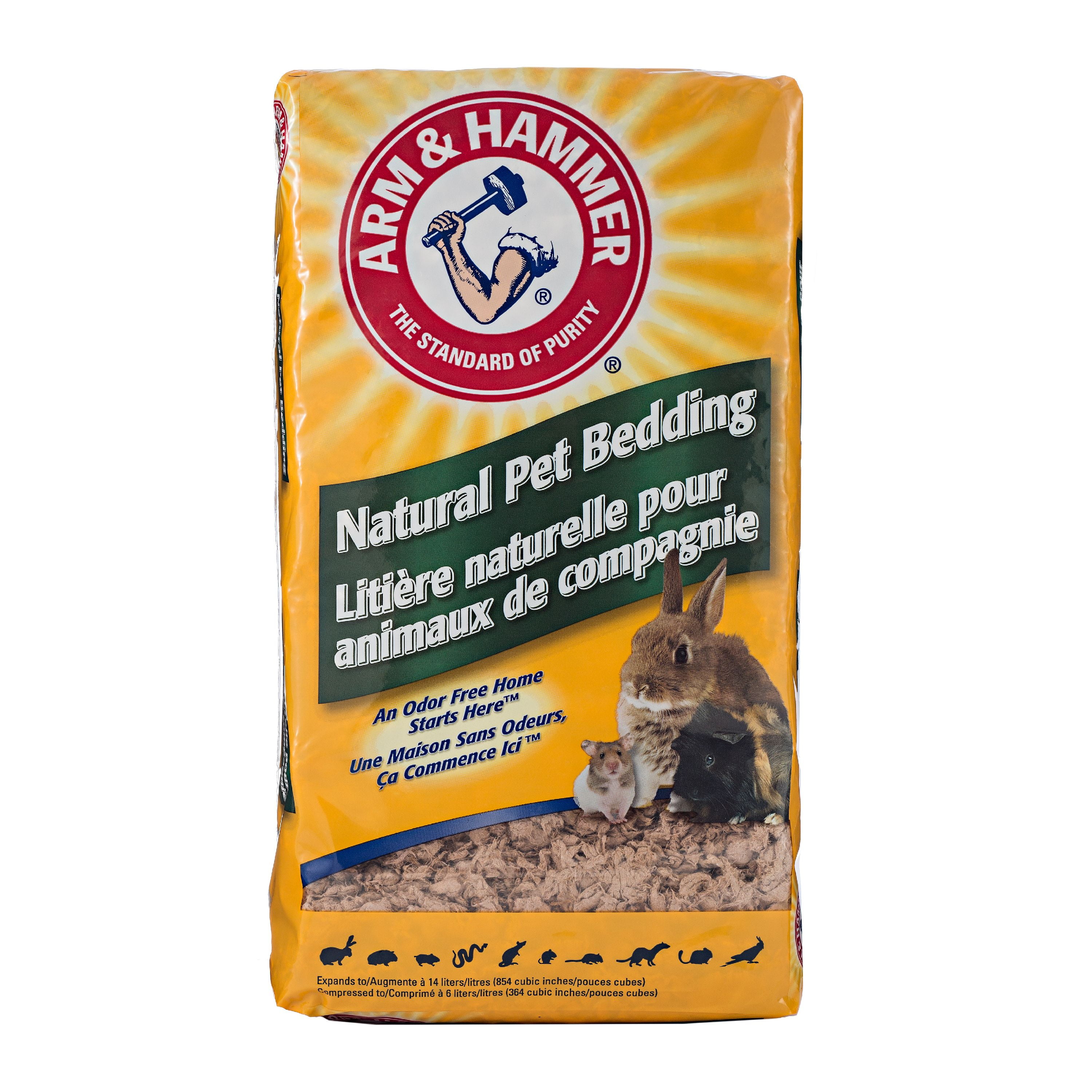 Arm & Hammer Natural Paper Bedding for All Small Animals, 6 Liters