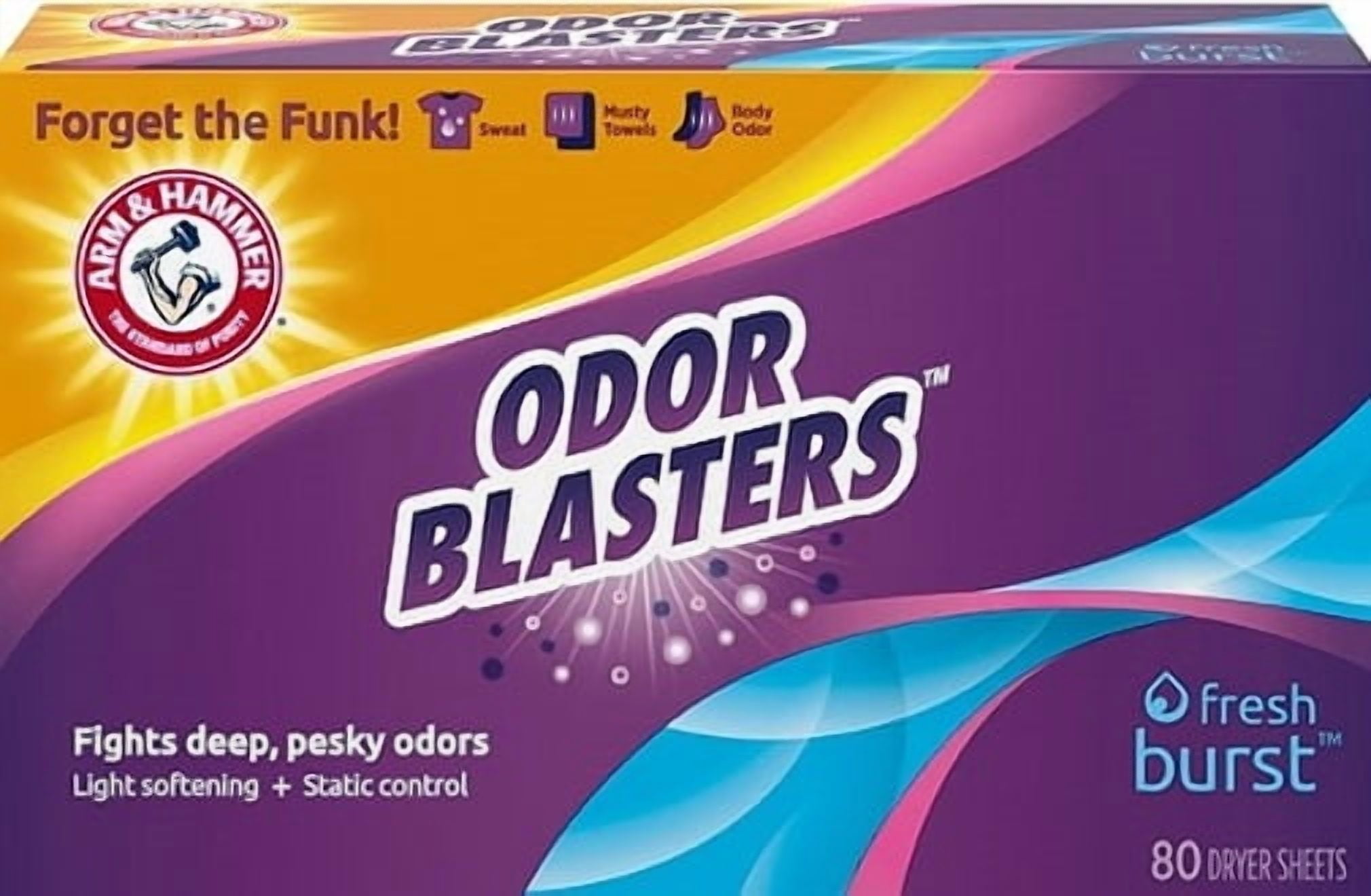 Arm & Hammer Odor Blasters Fresh Burst Fabric Softener Sheets