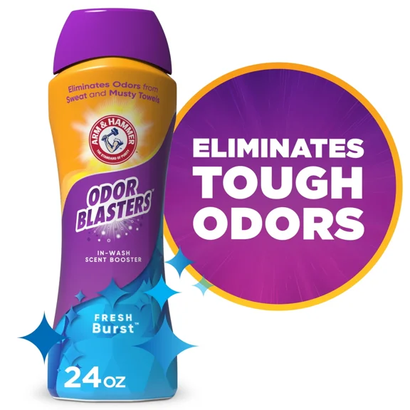Purly - Arm & Hammer Odor Blasters Fresh Burst In-Wash Laundry Scent Booster, 24 Oz