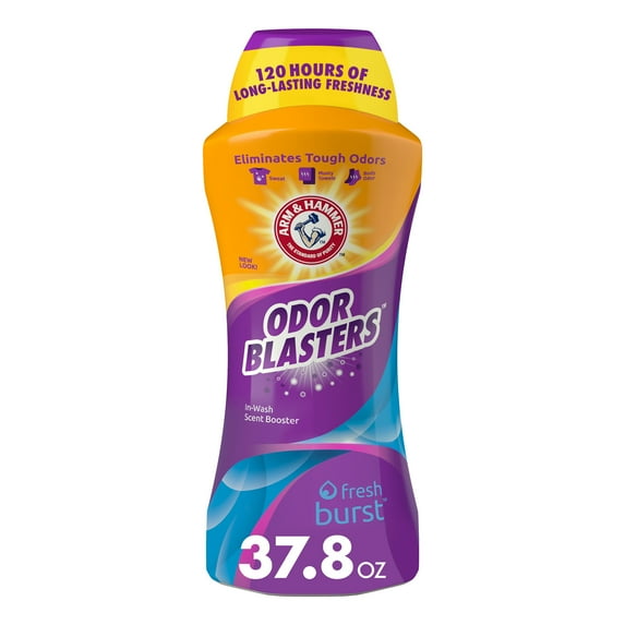 Arm & Hammer Odor Blasters In-Wash Scent Booster Laundry Beads, Fresh Burst, 37.8 oz