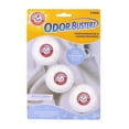 thumbnail image 1 of Arm & Hammer Odor Busterz Deodorizing Balls - Air Freshener and Odor Eliminator - Long Lasting Freshness for Home, Bathroom, Closet, Gym Bags, Sports Gear and More - 3-Count, White Linen Scent C33, 1 of 3