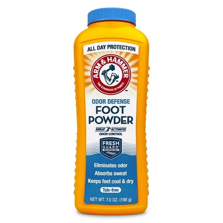 Arm & Hammer Fresh Scent Odor Defense Foot Powder, 7 oz