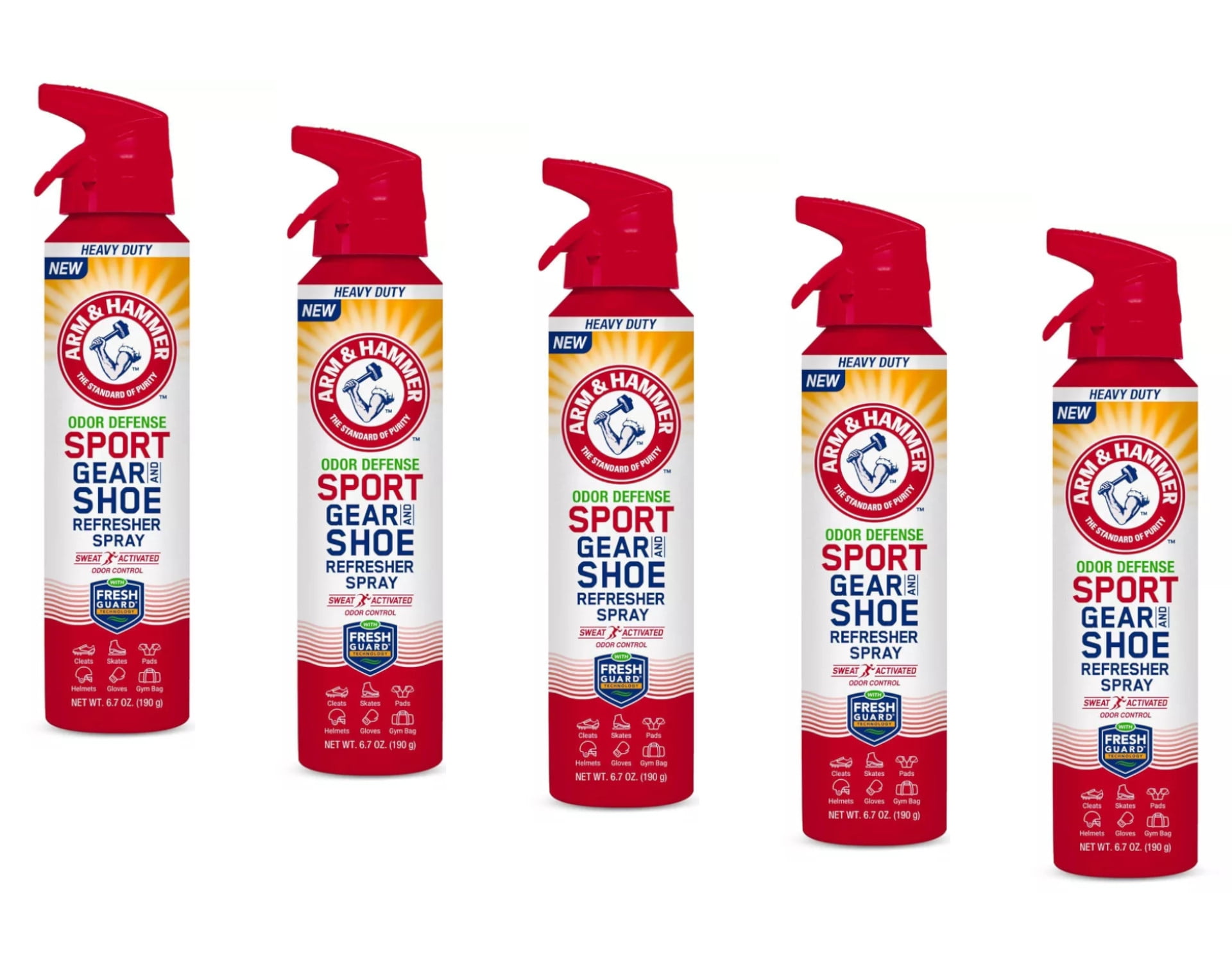 Arm & Hammer Odor Defense Sport Gear & Shoe Refresher Spray, 6.7 Oz