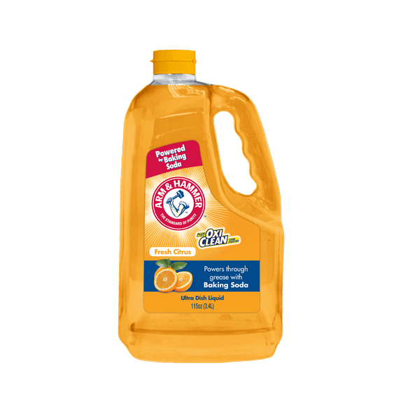 Arm & Hammer +OxiClean Ultra Dish Liquid Soap 115 oz - Fresh Citrus Scent
