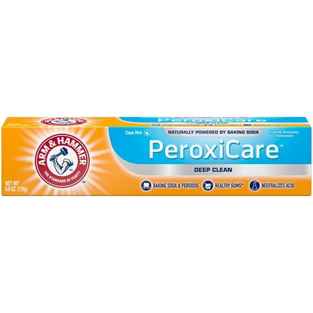 Arm & Hammer PeroxieCare Baking Soda and Peroxide Toothpaste - 6 oz, 6 Pack