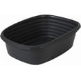 thumbnail image 1 of Arm & Hammer Plastic Open Top Cat Litter Box, Small Pan, Recycled Materials, Black, 1 of 7
