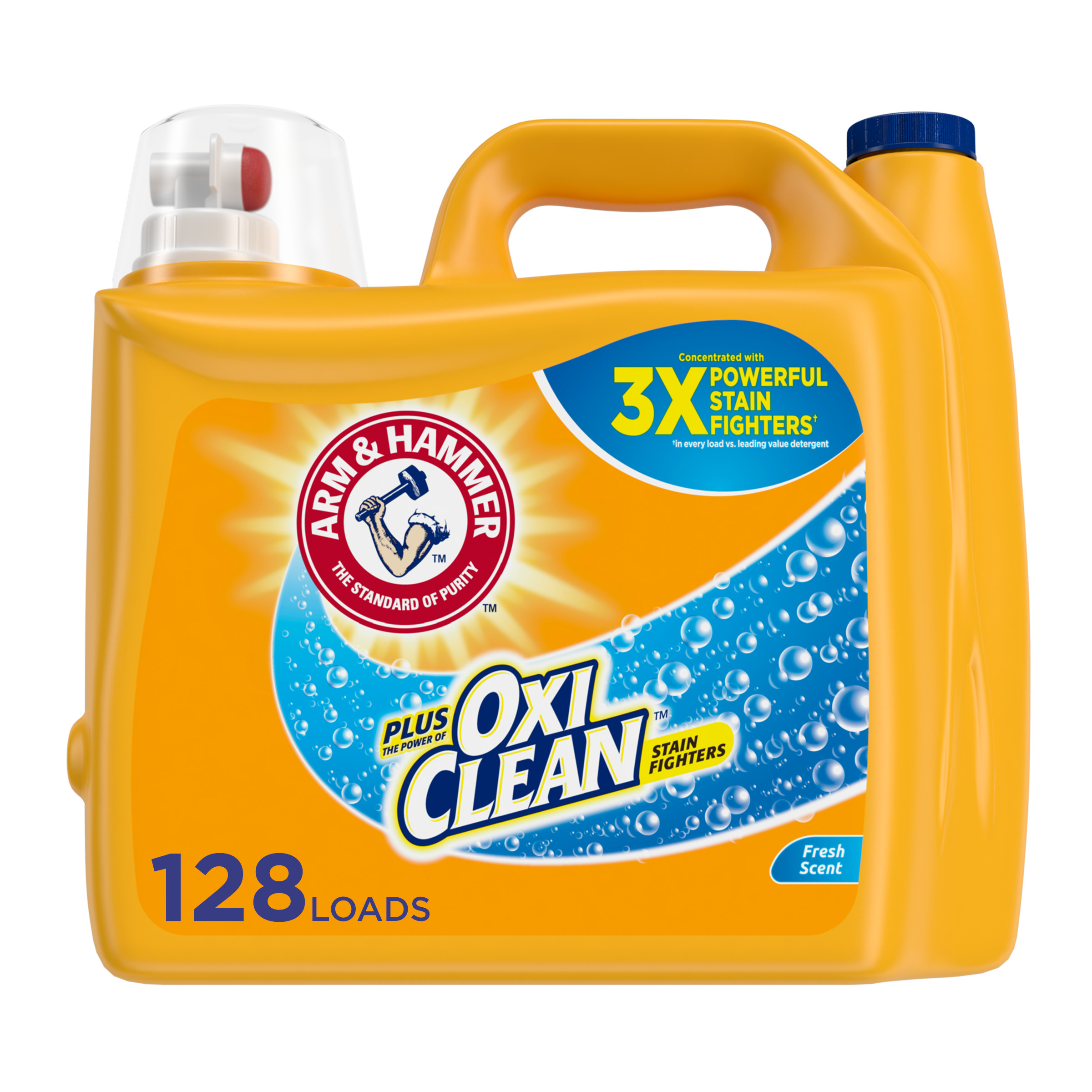 Arm & Hammer Plus OxiClean Powder Laundry Detergent, Fresh Scent, 115