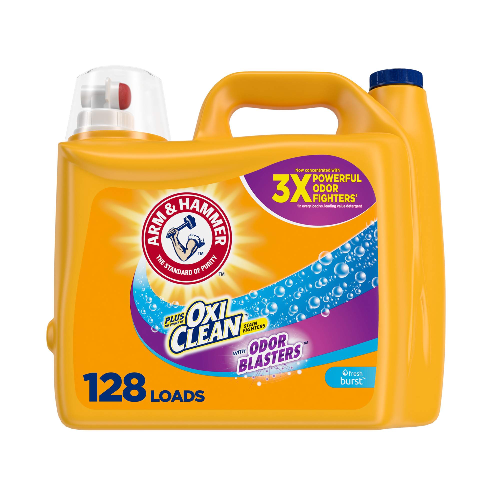 Arm & Hammer Plus OxiClean Odor Blasters Fresh Burst, 75 Loads Liquid