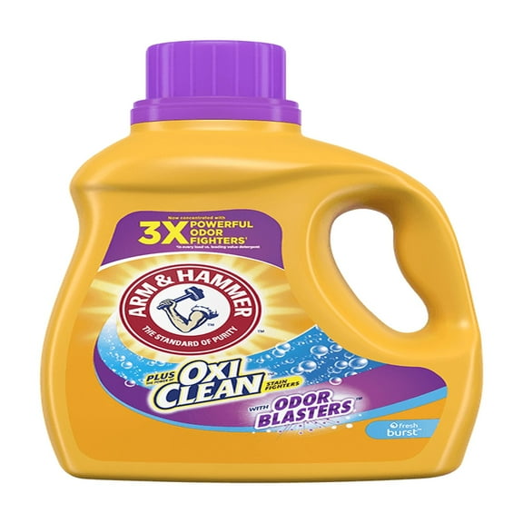 Arm & Hammer Plus OxiClean with Odor Blasters Laundry Detergent  1 Pack bottle  (32.5 fl oz / 25 Loads)