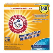 Arm & Hammer Powder Laundry Detergent, Clean Burst, 11.9 lb, Box, 3/Carton