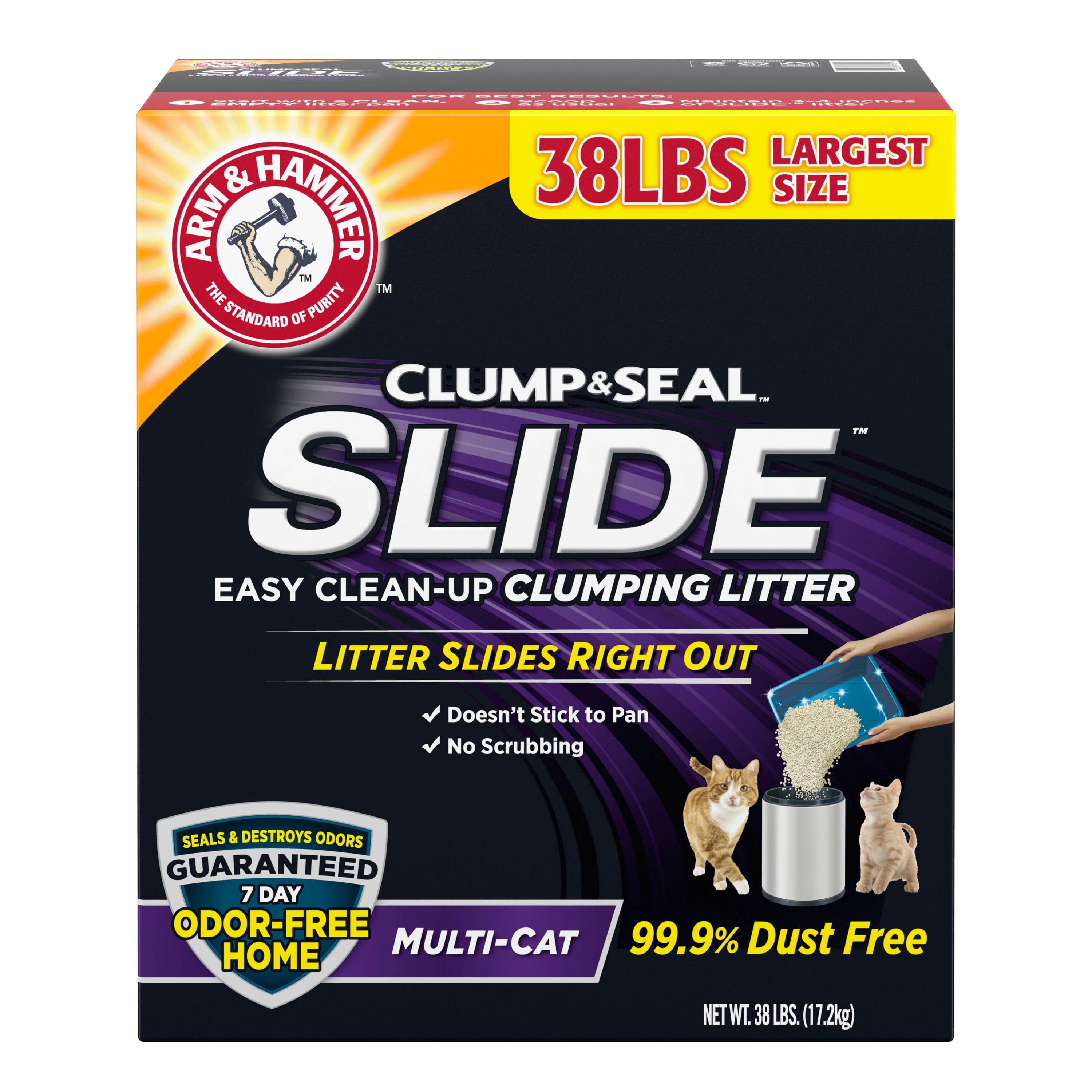 Arm clearance hammer litter