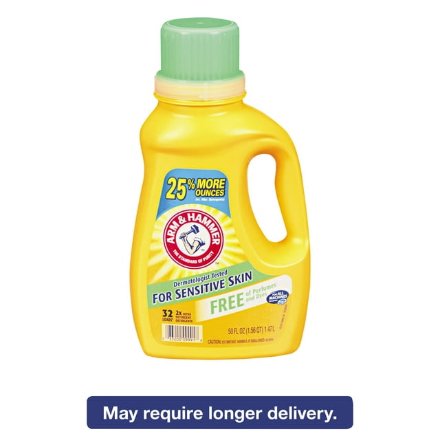 Arm Hammer Sensitive Skin Free Clear, 32 Loads Liquid Laundry Detergent