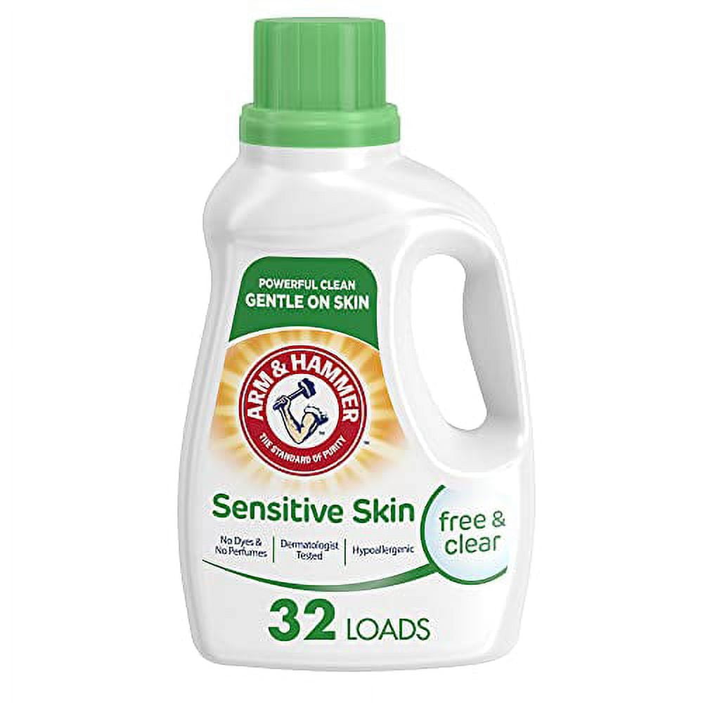 Arm & Hammer Sensitive Skin Free & Clear, 32 Loads Liquid Laundry