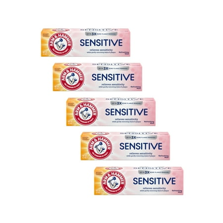 Arm & Hammer Sensitive Teeth and Gums Toothpaste, 4.5OZ - Pack of 5