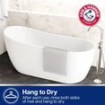 thumbnail image 1 of Arm & Hammer Sensory Touch Non Slip Loofah Shower Tub Mat, Quick Drying, 17x30 White, 1 of 5
