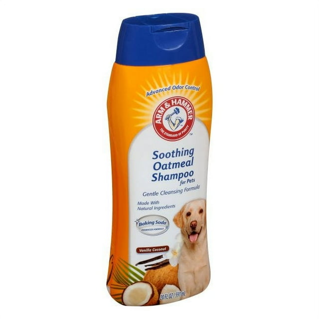 Arm & Hammer Soothing Oatmeal Dog Shampoo, Nourishing and Moisturizing, Vanilla Coconut Scent