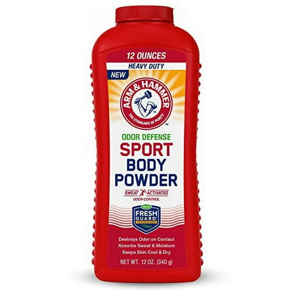 Arm & Hammer Sport Body Powder, 12 Oz, 6 Pack