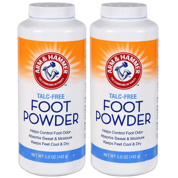 Arm & Hammer Talc-Free Foot Powder 5.0 OZ (Pack of 2)