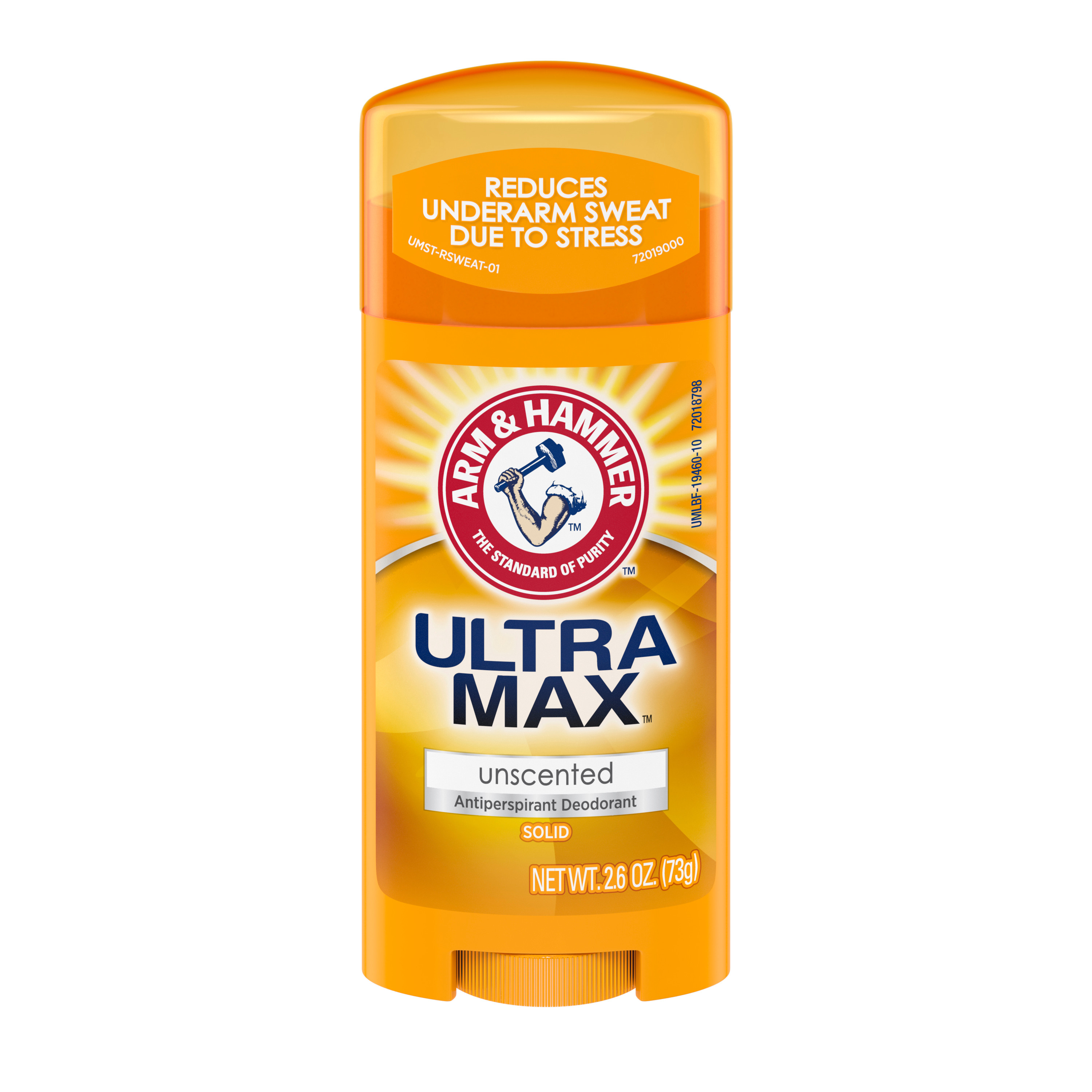 Arm & Hammer ULTRA MAX Solid Antiperspirant Deodorant, Unscented, 2.6 oz. - image 1 of 6