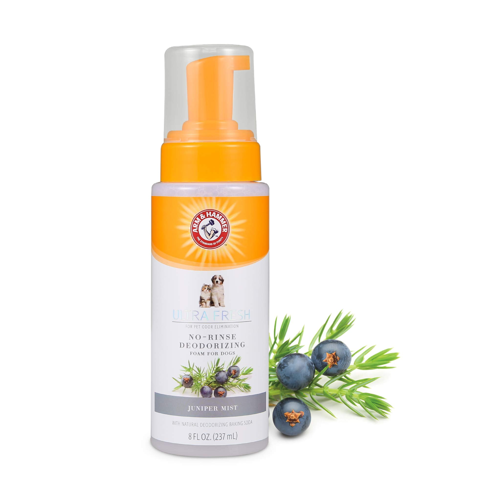Arm & Hammer Ultra Fresh No Rinse Deodorizing Foam for Dogs, Juniper