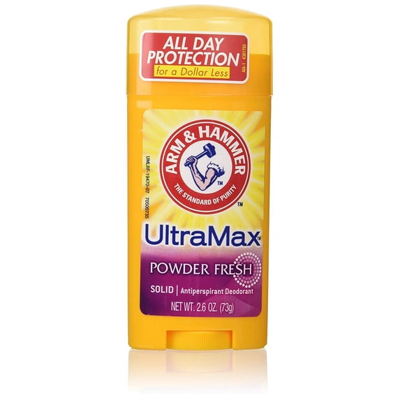 Arm & Hammer Ultra Max Antiperspirant Solid Powder Fresh for Male, 2.60oz