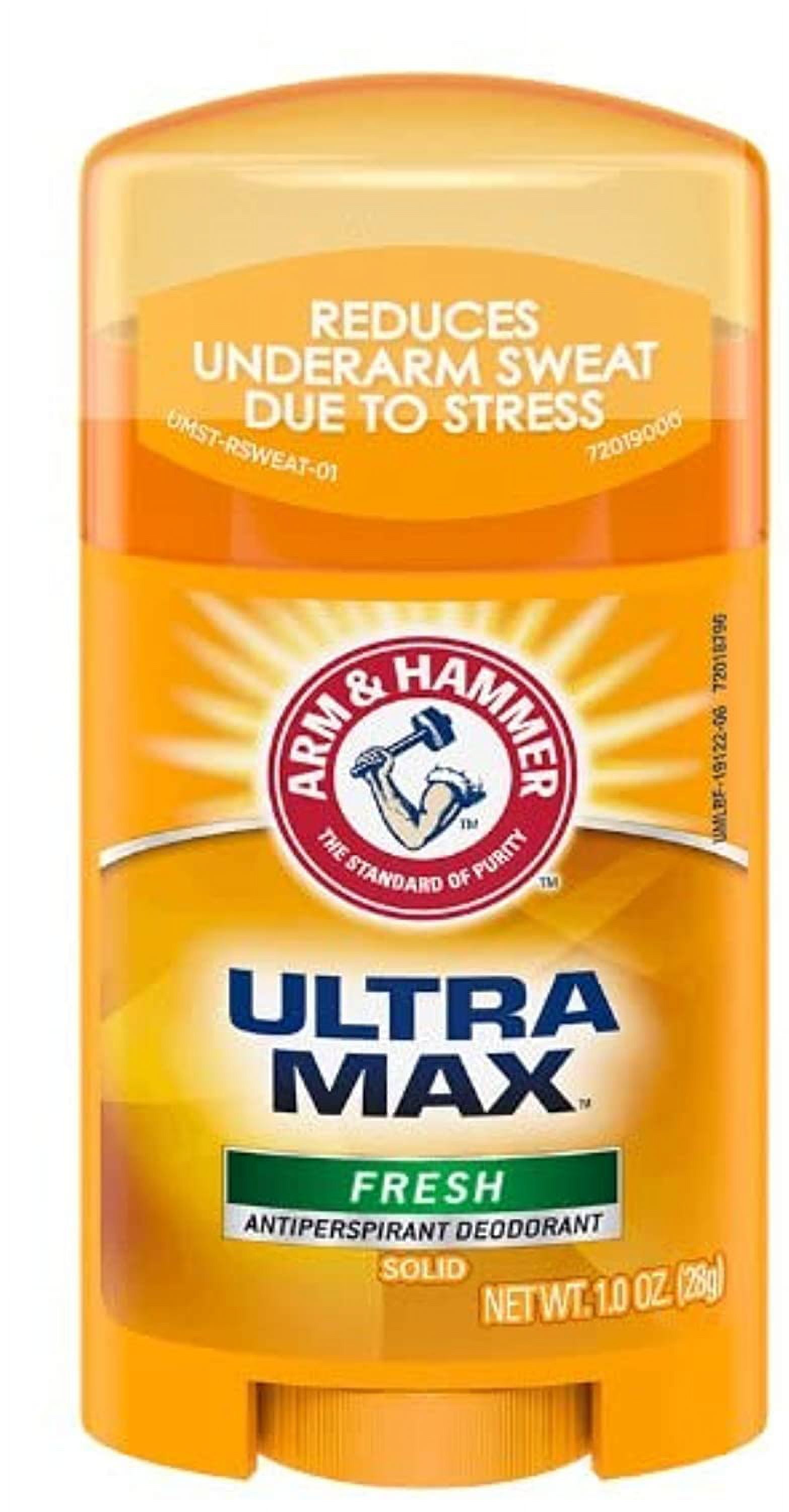 Arm & Hammer Ultra Max Invisible Solid Antiperspirant Deodorant, Fresh