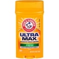 thumbnail image 1 of Arm & Hammer Ultra Max Solid Men Antiperspirant Deodorant, Fresh, 2.6 oz, 6 Pack, 1 of 6