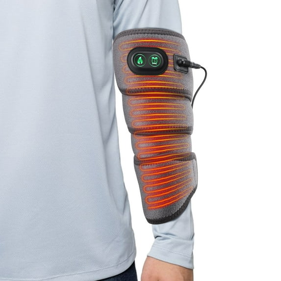 Arm Heating Pad Wrap, Electric Heated Arm Wrap, Extra Long Heated Wrap Belt, Electric Heated Arm Wrap Strip Type for Wrist Ankle Feet with 3 Heat Settings, 78" Power Cord, 45 * 3.5 inch, Gray