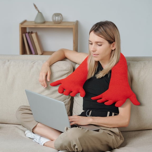 Arm Hug Pillow Toys,Soft Comfort Cushion Toys,Emotional Security Support Toys,Stress Relief Relaxation Toys,Home Sofa Bed Decor Toys,Funny Novelty Accent Toys,Washable Soft Pillow Toys