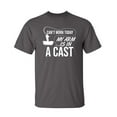 thumbnail image 1 of Arm In Cast Sarcastic Humor Graphic Novelty Super Soft Ring Spun Funny T Shirt, 1 of 3