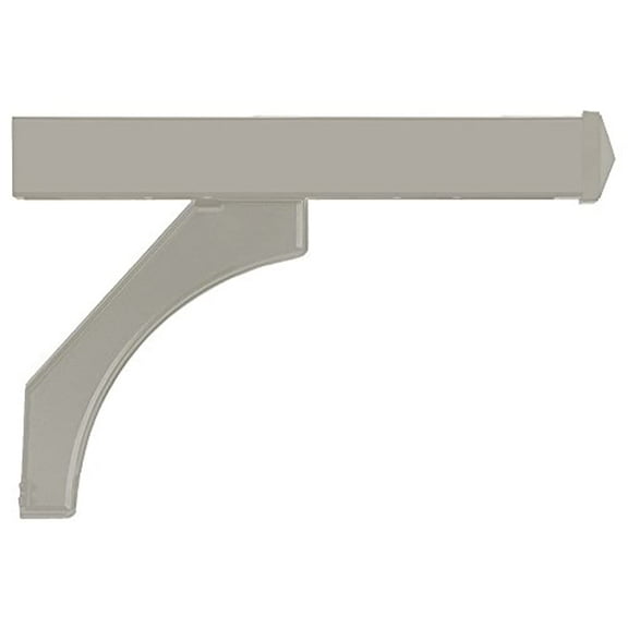 Arm Kit - Replacement for Deluxe Post for Designer Roadside Mailboxes - Nickel