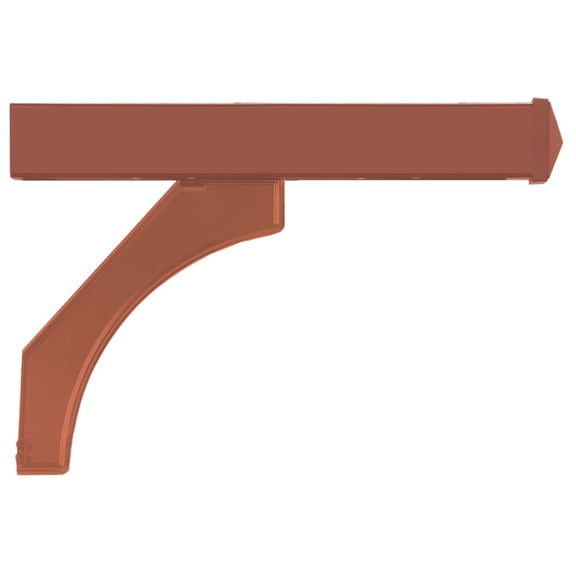 Arm Kit - Replacement for Deluxe Post for Designer Roadside Mailboxes - Copper