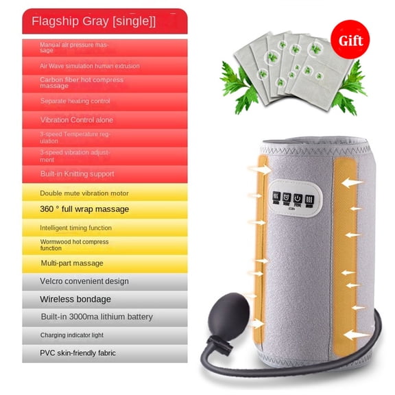 Arm Massager Air Pressure Leg Massager Electric Heating Blood Circulation Belt Massager For Body Arms And Calf Treatment