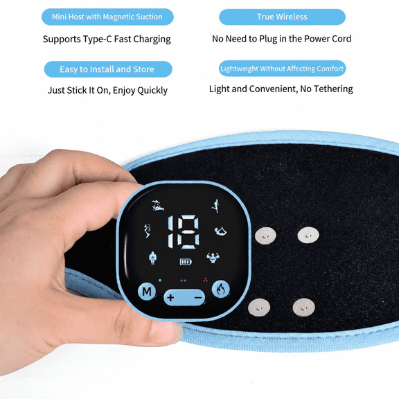 Arm Massager Cordless Heated Arm Relaxation Wrap with Pulse Technology, Multiple Modes, Adjustable Intensities, Auto Shut-Off Timer, Rechargeable, Portable Home & Office Comfort