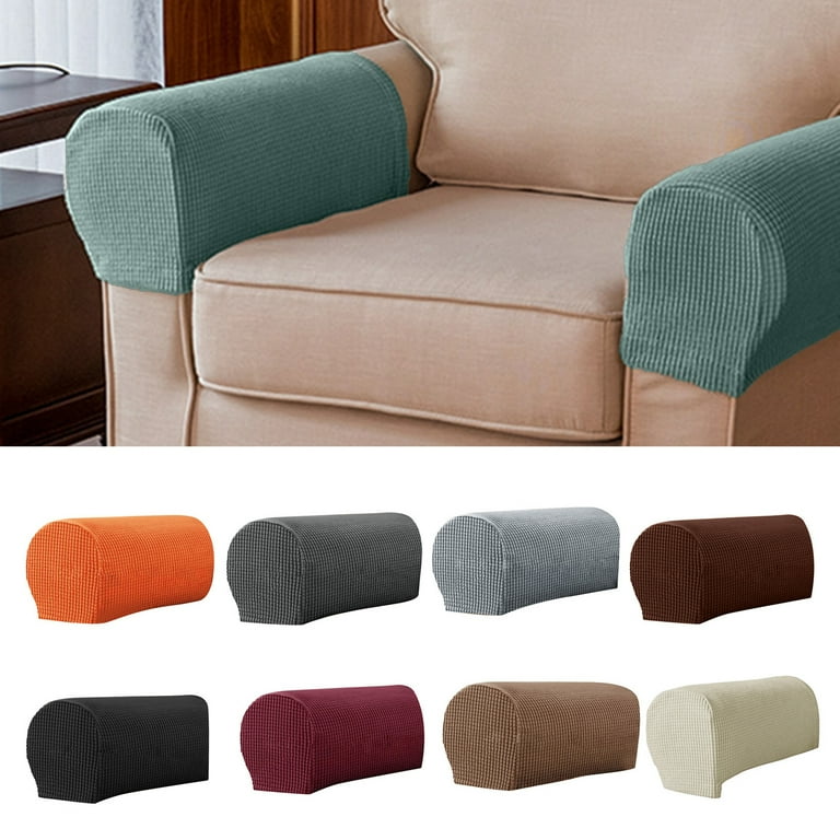 Arm Rest Covers Set, Pack of Stretch Armchair Arm Covers Soft