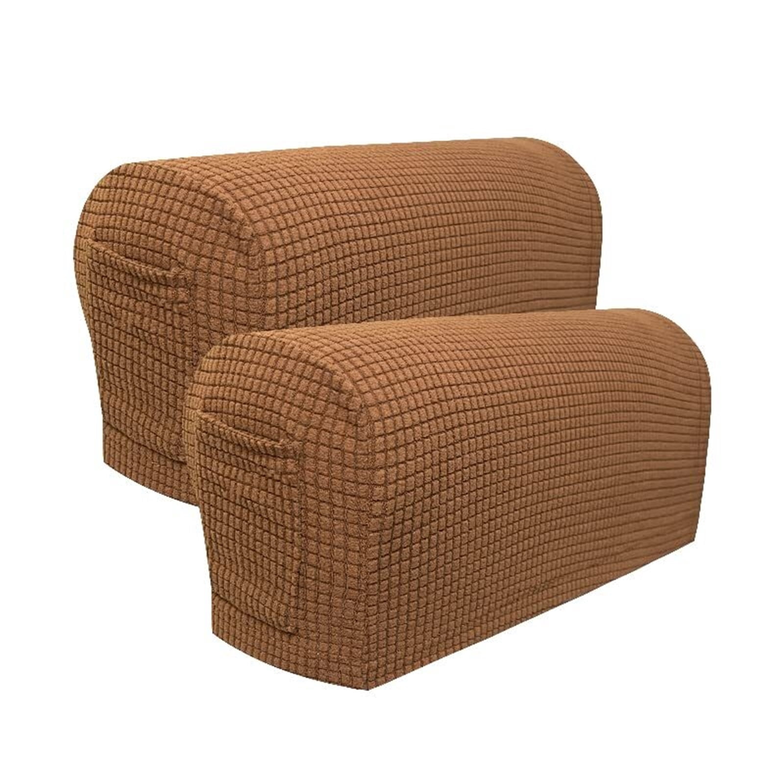Arm Rest Covers Set Pack of 4 Stretch Armchair Arm Covers Soft ...