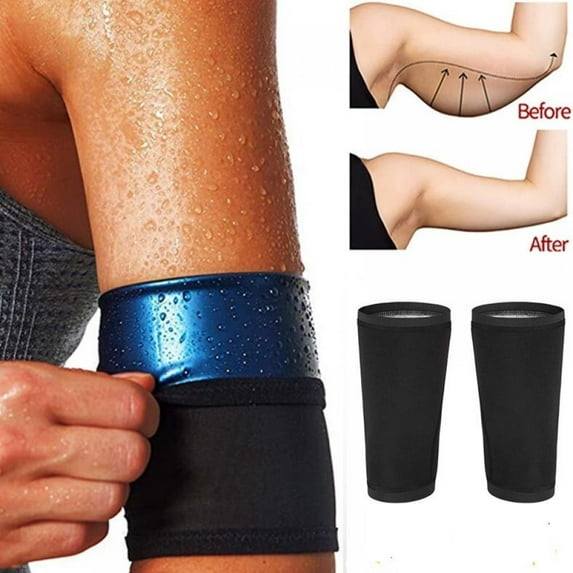 Arm Shapers Sauna Sweat Band Women Slimming Sheath Arm Slimmer Anti Cellulite Weight Loss Workout Body Shaper Modeling Belt