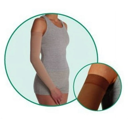 Juzo 2001 Lymphedema Armsleeve Dreamsleeve w/Silicone Band - 20-30 mmHg Reg Max Beige VI